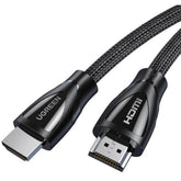 UGREEN (HD140) HDMI 2.1 Ultra High Speed Cable Up To 8K@60 , 4K@120Hz, Cotton braided, 180 Degree, Nickel plated- 3M | UGREEN HD140 HDMI 2.1 |